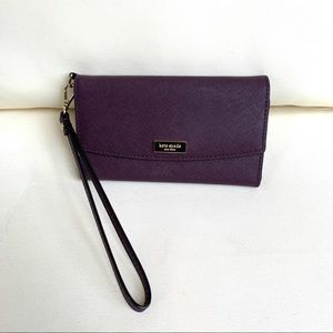 Kate Spade wrist wallet with phone sleeve